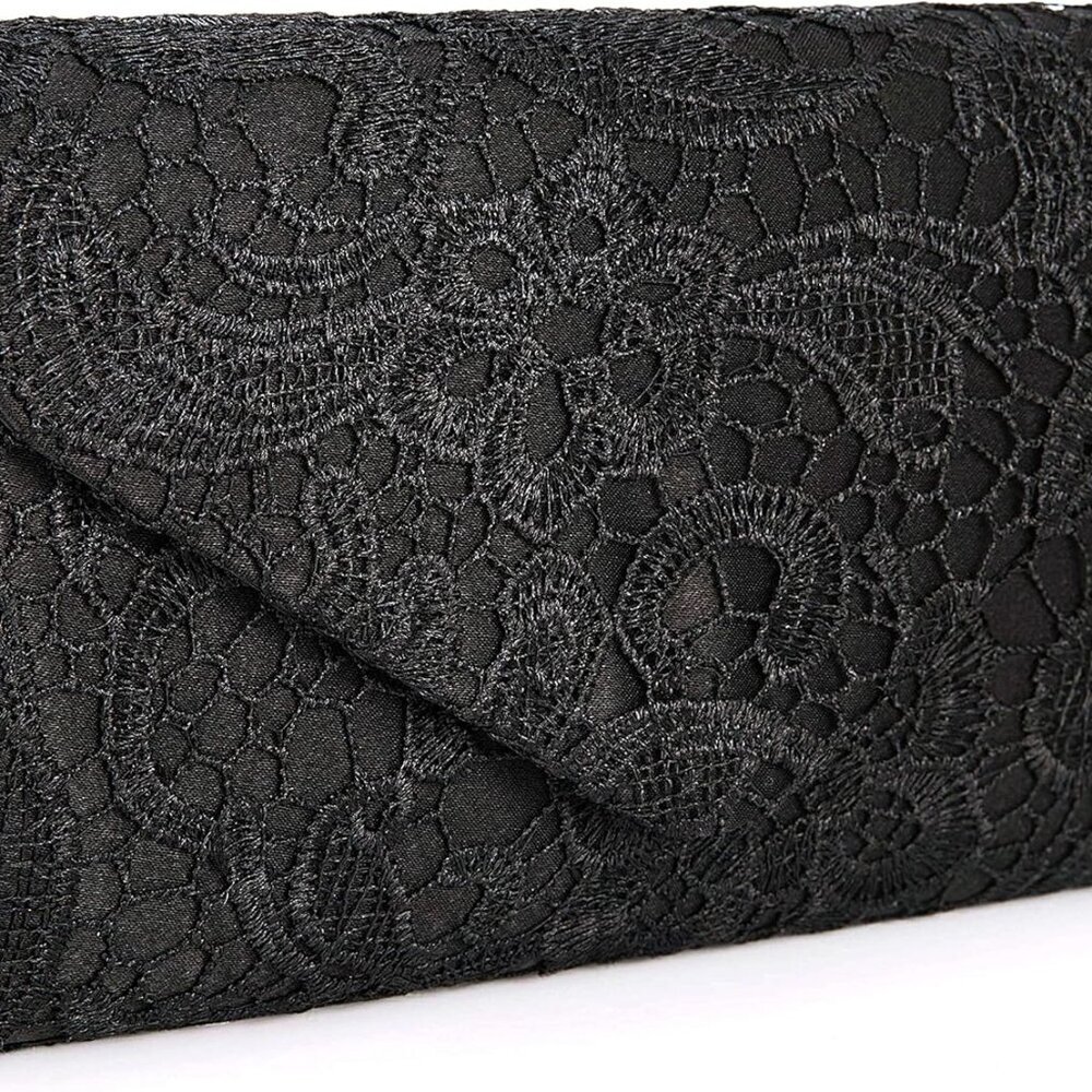 Evening Bag Lace Clutch Purse for Women Formal Elegant Envelope Wedding Party Co